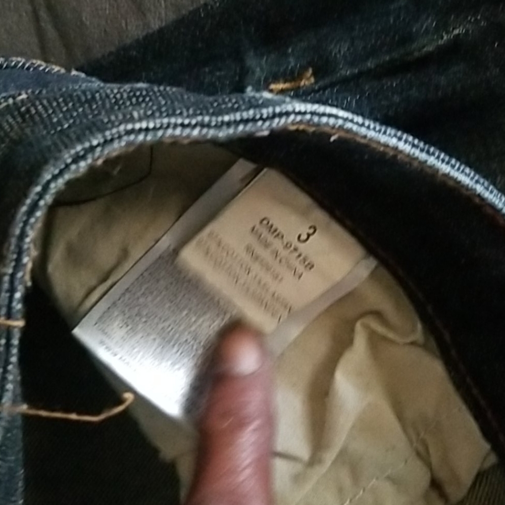 Machine dark blue flared distressed jeans - Picture 4 of 8